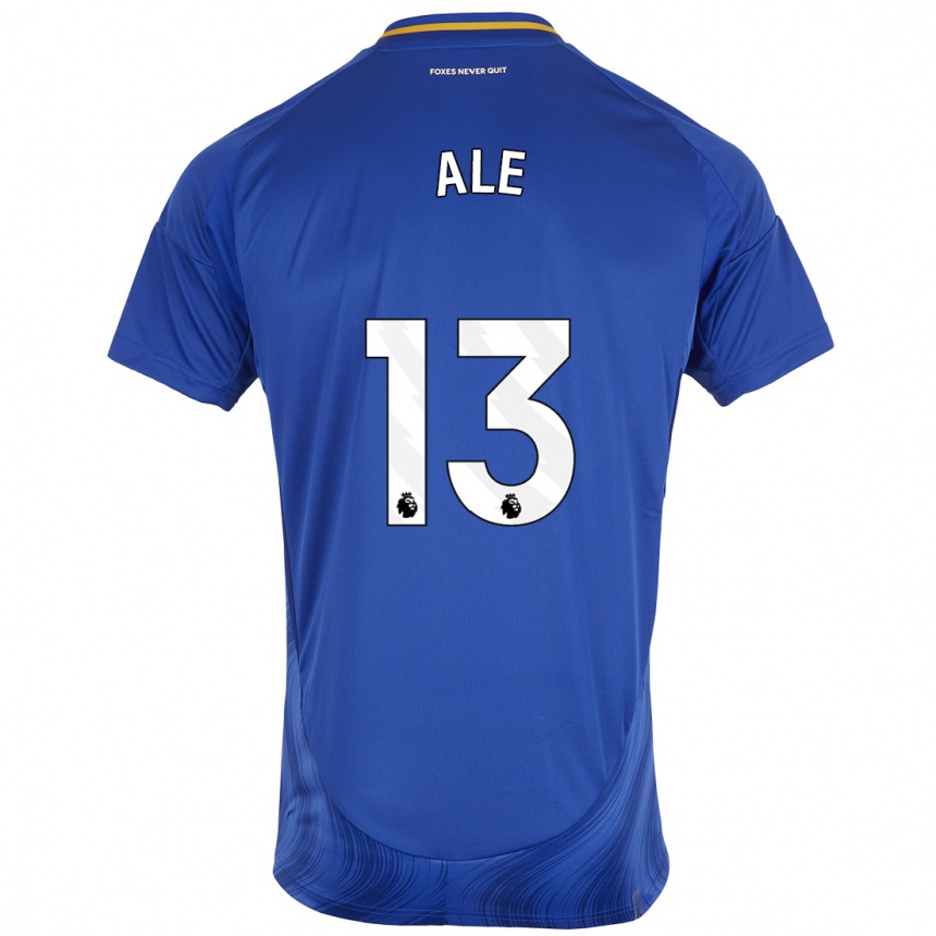 Hombre Fútbol Camiseta Asmita Ale #13 Azul Blanco 1ª Equipación 2024/25 Argentina