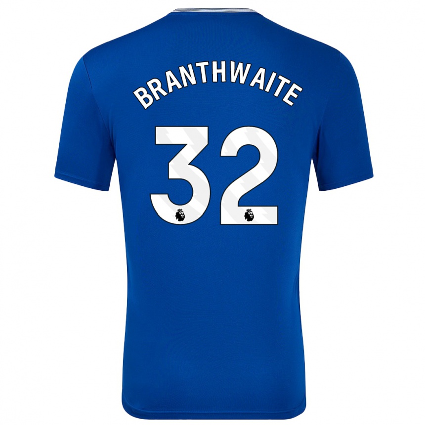 Hombre Fútbol Camiseta Jarrad Branthwaite #32 Azul Con 1ª Equipación 2024/25 Argentina