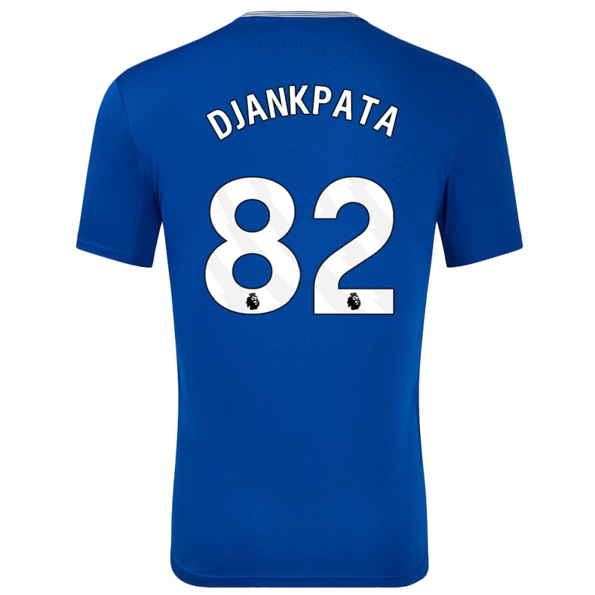 Hombre Fútbol Camiseta Halid Djankpata #82 Azul Con 1ª Equipación 2024/25 Argentina