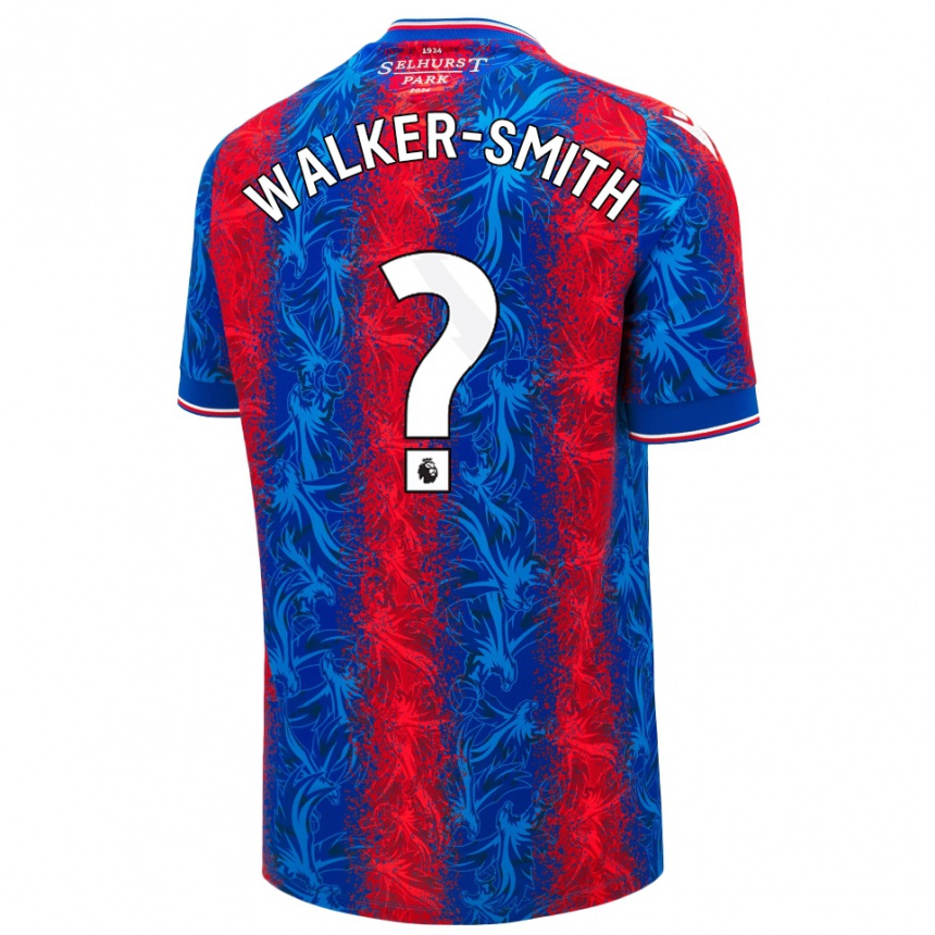 Hombre Fútbol Camiseta Charlie Walker-Smith #0 Rayas Rojas Y Azules 1ª Equipación 2024/25 Argentina