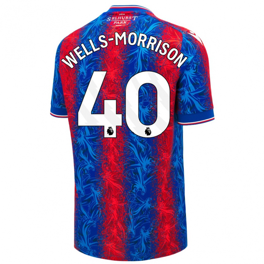 Hombre Fútbol Camiseta Jack Wells-Morrison #40 Rayas Rojas Y Azules 1ª Equipación 2024/25 Argentina