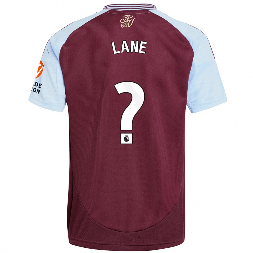 Hombre Fútbol Camiseta Josh Lane #0 Borgoña Azul Cielo 1ª Equipación 2024/25 Argentina