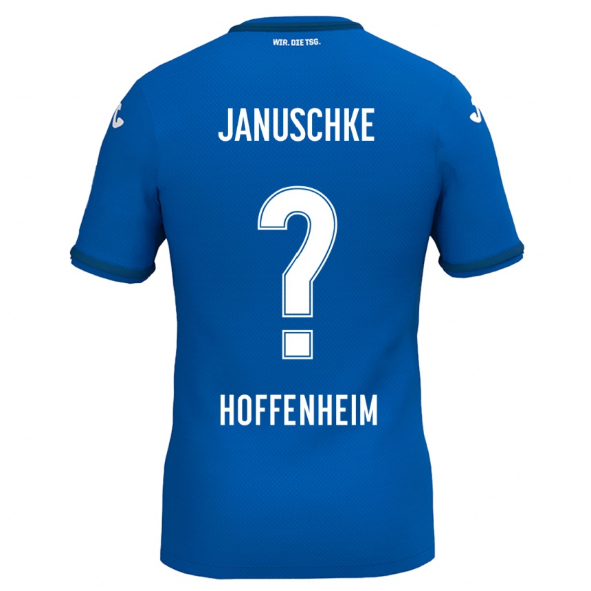 Hombre Fútbol Camiseta Tim Januschke #0 Azul Real 1ª Equipación 2024/25 Argentina