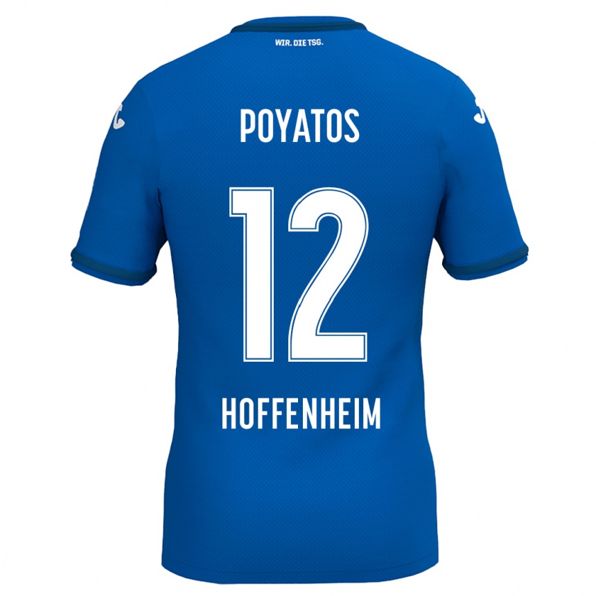 Hombre Fútbol Camiseta Miguel Poyatos #12 Azul Real 1ª Equipación 2024/25 Argentina