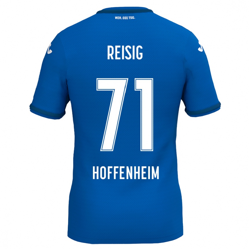 Hombre Fútbol Camiseta Ruben Reisig #71 Azul Real 1ª Equipación 2024/25 Argentina