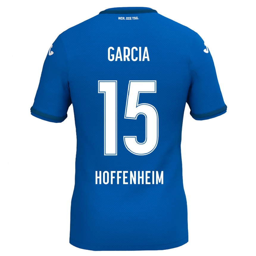 Hombre Fútbol Camiseta Marta Cazalla Garcia #15 Azul Real 1ª Equipación 2024/25 Argentina