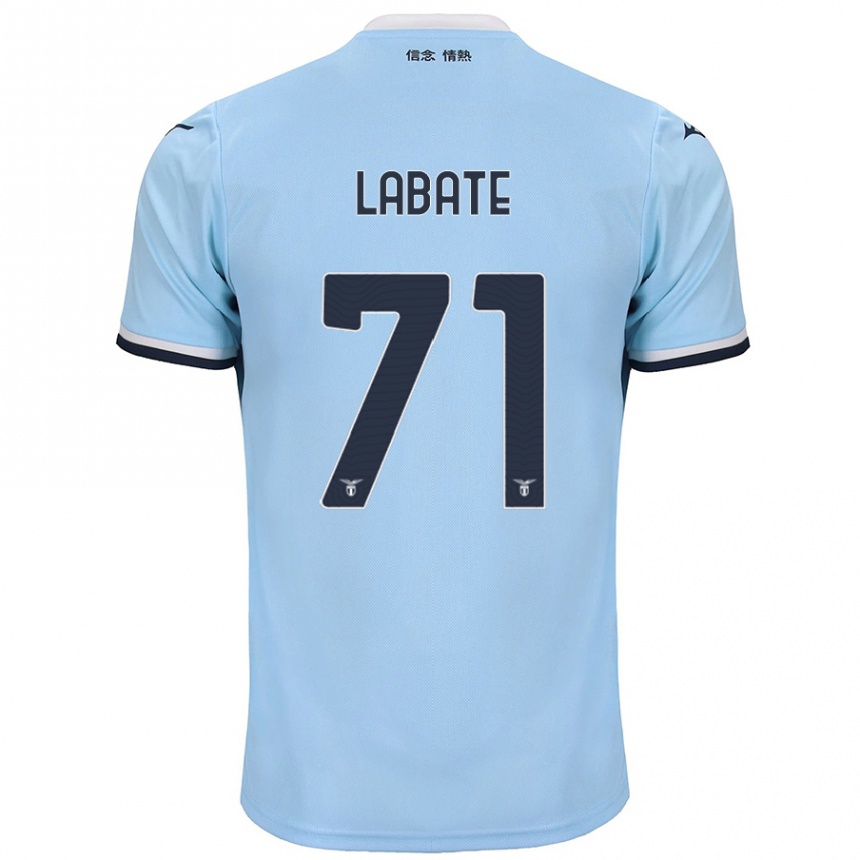 Hombre Fútbol Camiseta Camilla Labate #71 Azul 1ª Equipación 2024/25 Argentina