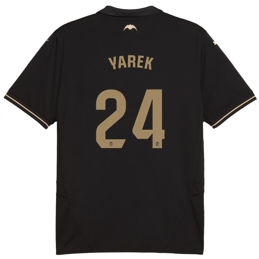 Hombre Fútbol Camiseta Yarek Gasiorowski #24 Negro 2ª Equipación 2024/25 Argentina