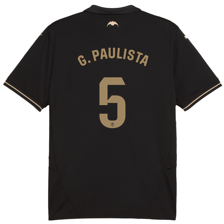 Hombre Fútbol Camiseta Gabriel Paulista #5 Negro 2ª Equipación 2024/25 Argentina