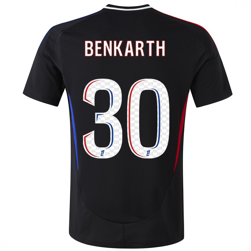 Hombre Fútbol Camiseta Laura Benkarth #30 Negro 2ª Equipación 2024/25 Argentina