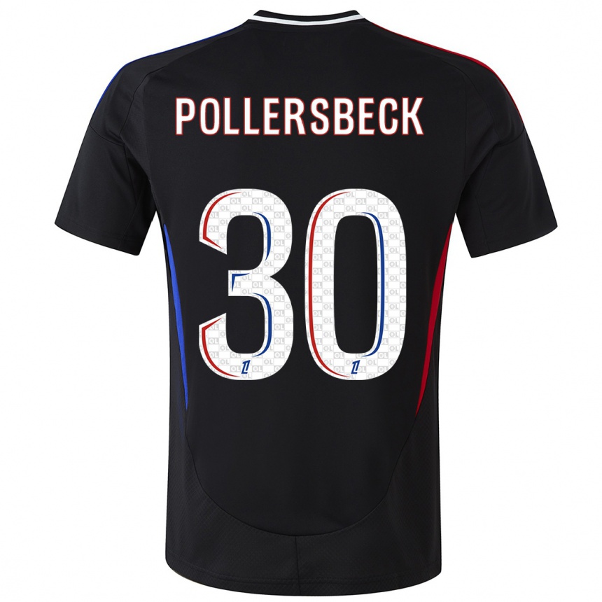 Hombre Fútbol Camiseta Julian Pollersbeck #30 Negro 2ª Equipación 2024/25 Argentina