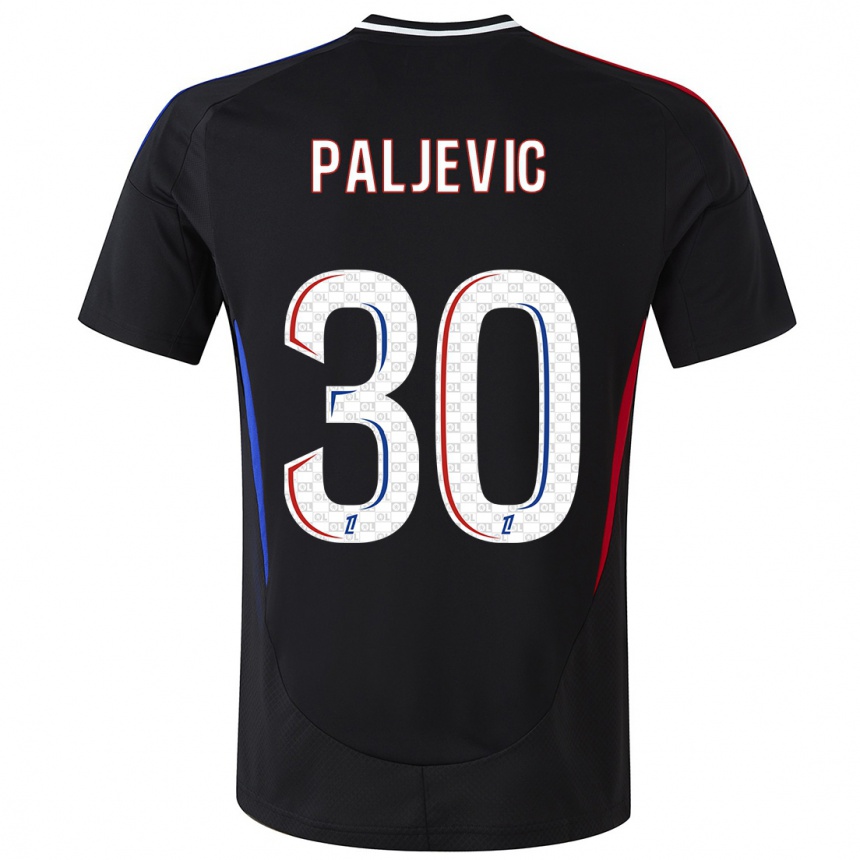 Hombre Fútbol Camiseta Alyssia Paljevic #30 Negro 2ª Equipación 2024/25 Argentina