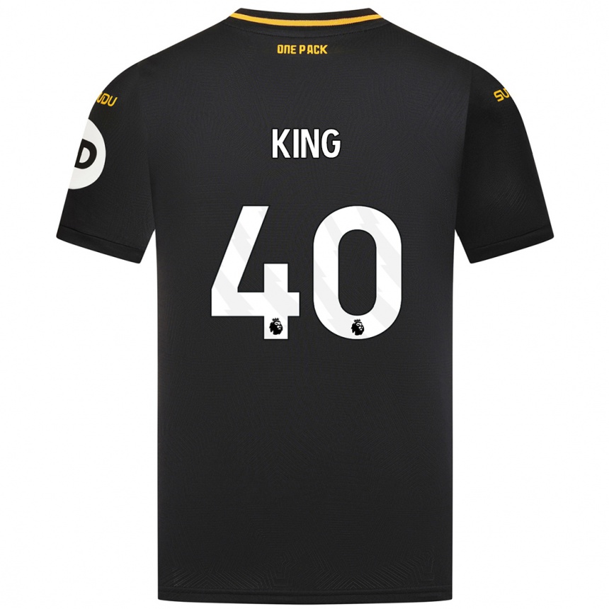 Hombre Fútbol Camiseta Tom King #40 Negro 2ª Equipación 2024/25 Argentina