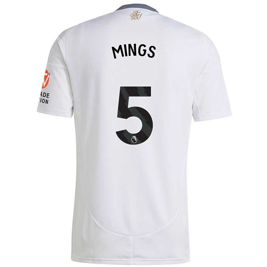 Hombre Fútbol Camiseta Tyrone Mings #5 Blanco 2ª Equipación 2024/25 Argentina