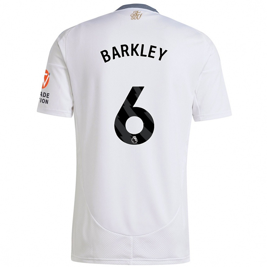 Hombre Fútbol Camiseta Ross Barkley #6 Blanco 2ª Equipación 2024/25 Argentina