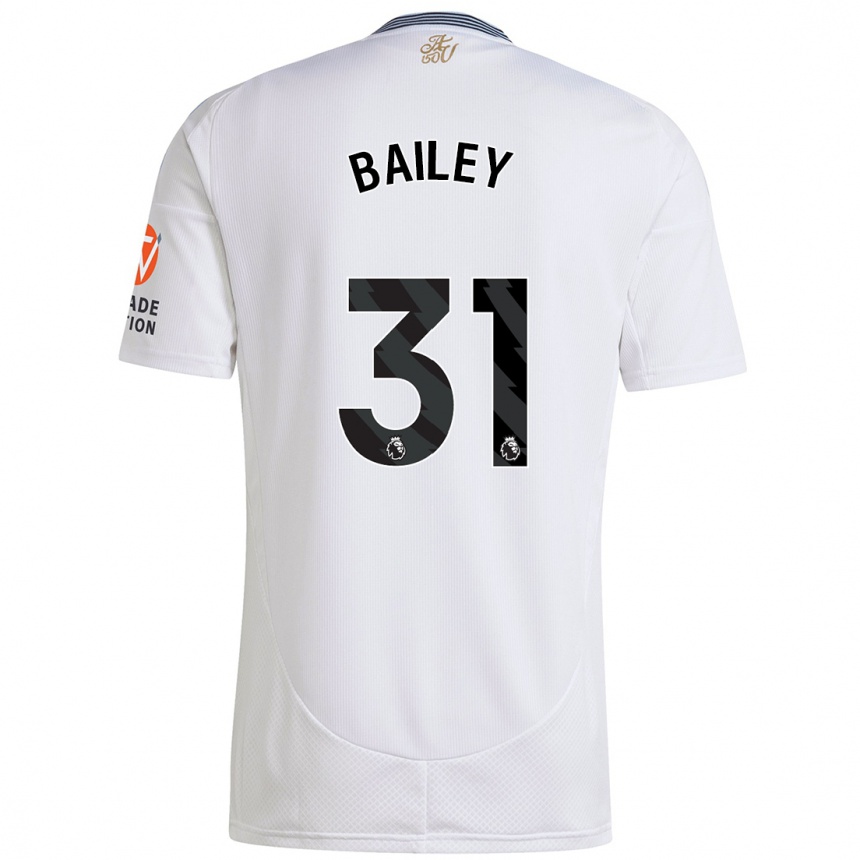 Hombre Fútbol Camiseta Leon Bailey #31 Blanco 2ª Equipación 2024/25 Argentina