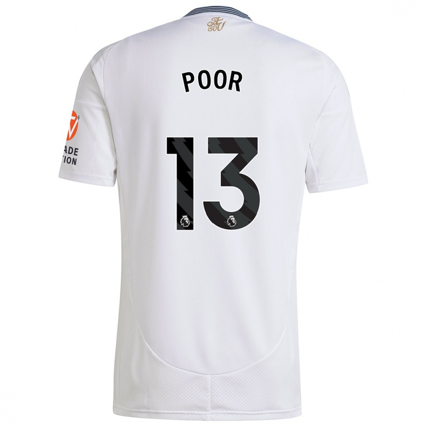 Hombre Fútbol Camiseta Sophia Poor #13 Blanco 2ª Equipación 2024/25 Argentina