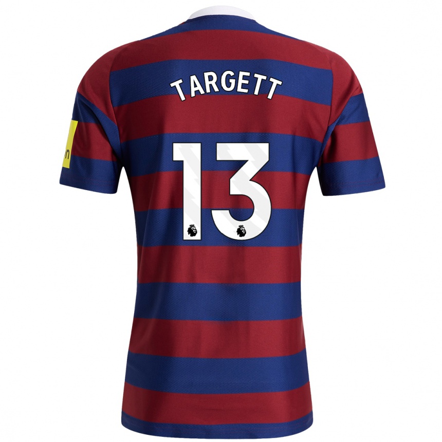 Hombre Fútbol Camiseta Matt Targett #13 Burdeos Azul Marino 2ª Equipación 2024/25 Argentina