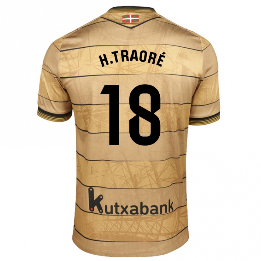 Hombre Fútbol Camiseta Hamari Traoré #18 Marrón 2ª Equipación 2024/25 Argentina