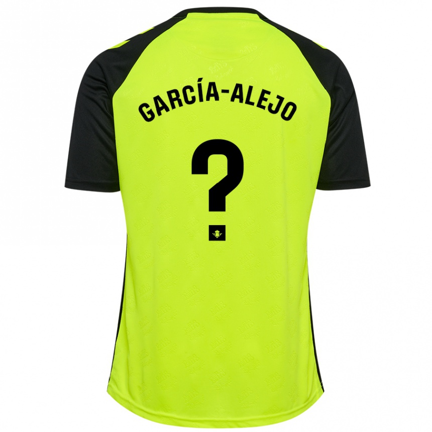 Hombre Fútbol Camiseta Raúl García-Alejo #0 Amarillo Fluorescente Negro 2ª Equipación 2024/25 Argentina