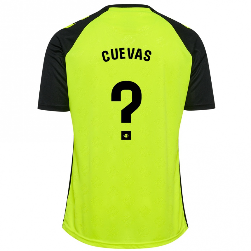 Hombre Fútbol Camiseta Miguel Cuevas #0 Amarillo Fluorescente Negro 2ª Equipación 2024/25 Argentina