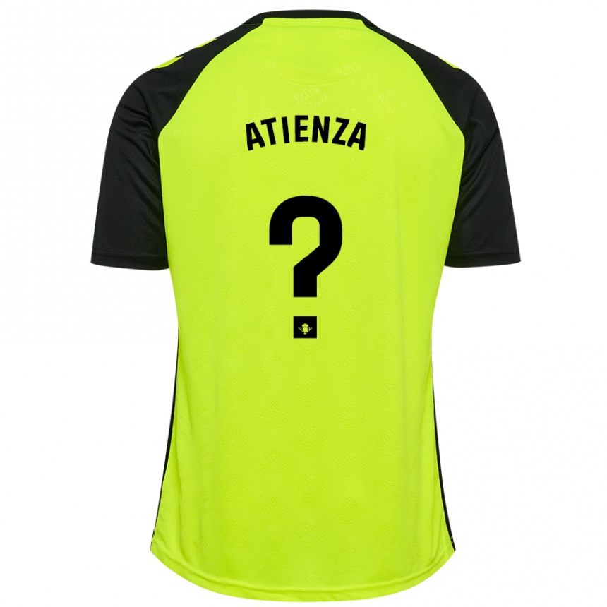 Hombre Fútbol Camiseta Diego Atienza #0 Amarillo Fluorescente Negro 2ª Equipación 2024/25 Argentina