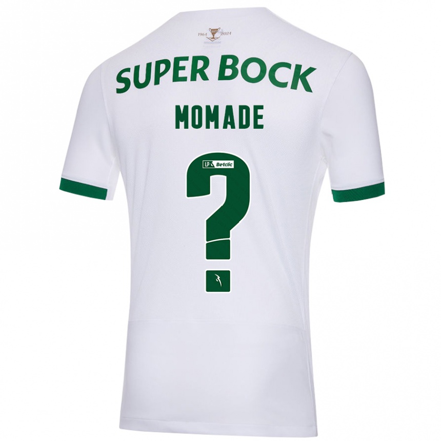 Hombre Fútbol Camiseta Rayhan Momade #0 Blanco Verde 2ª Equipación 2024/25 Argentina