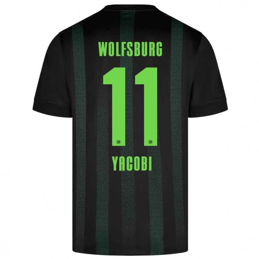 Hombre Fútbol Camiseta Nilas Yacobi #11 Verde Oscuro 2ª Equipación 2024/25 Argentina