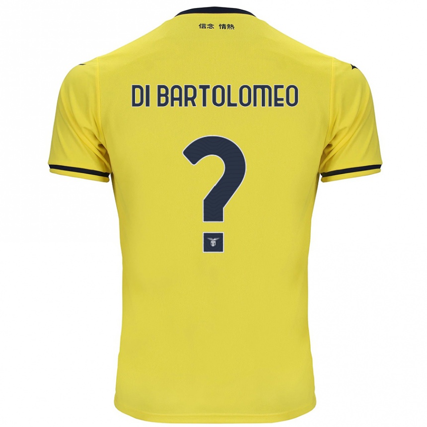 Hombre Fútbol Camiseta Damiano Di Bartolomeo #0 Amarillo 2ª Equipación 2024/25 Argentina