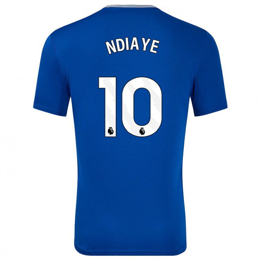 Mujer Fútbol Camiseta Iliman Ndiaye #10 Azul Con 1ª Equipación 2024/25 Argentina