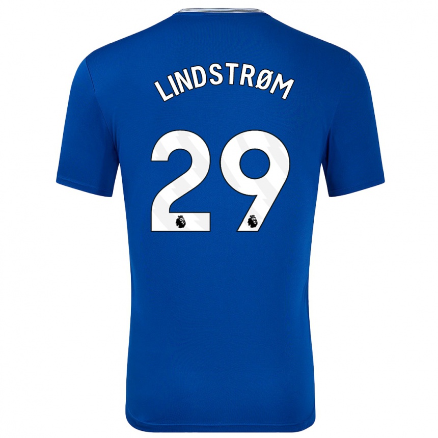 Mujer Fútbol Camiseta Jesper Lindstrøm #29 Azul Con 1ª Equipación 2024/25 Argentina