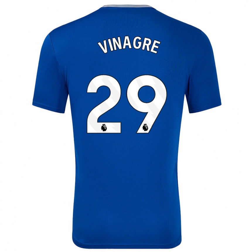 Mujer Fútbol Camiseta Ruben Vinagre #29 Azul Con 1ª Equipación 2024/25 Argentina