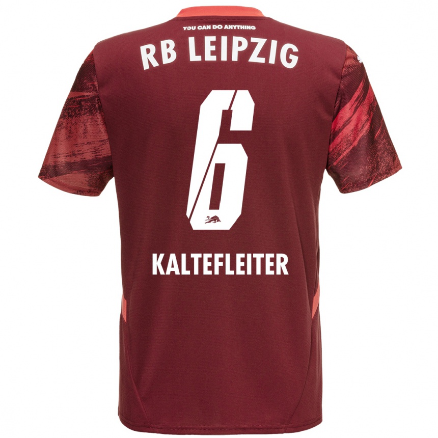 Mujer Fútbol Camiseta Benno Kaltefleiter #6 Borgoña 2ª Equipación 2024/25 Argentina