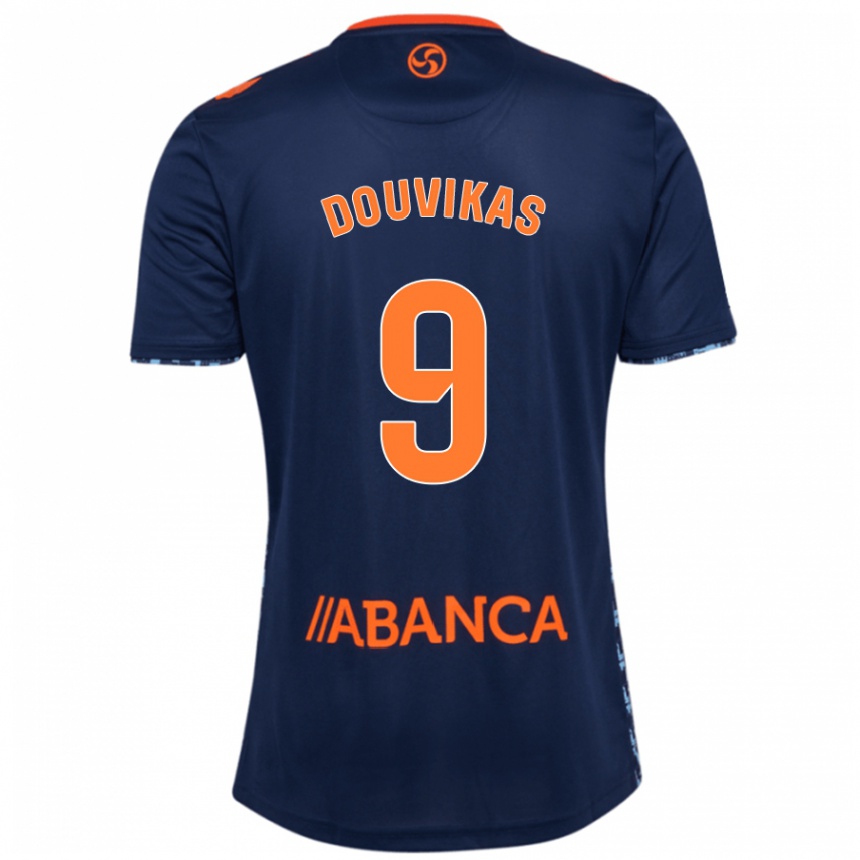 Mujer Fútbol Camiseta Anastasios Douvikas #9 Azul Marino 2ª Equipación 2024/25 Argentina