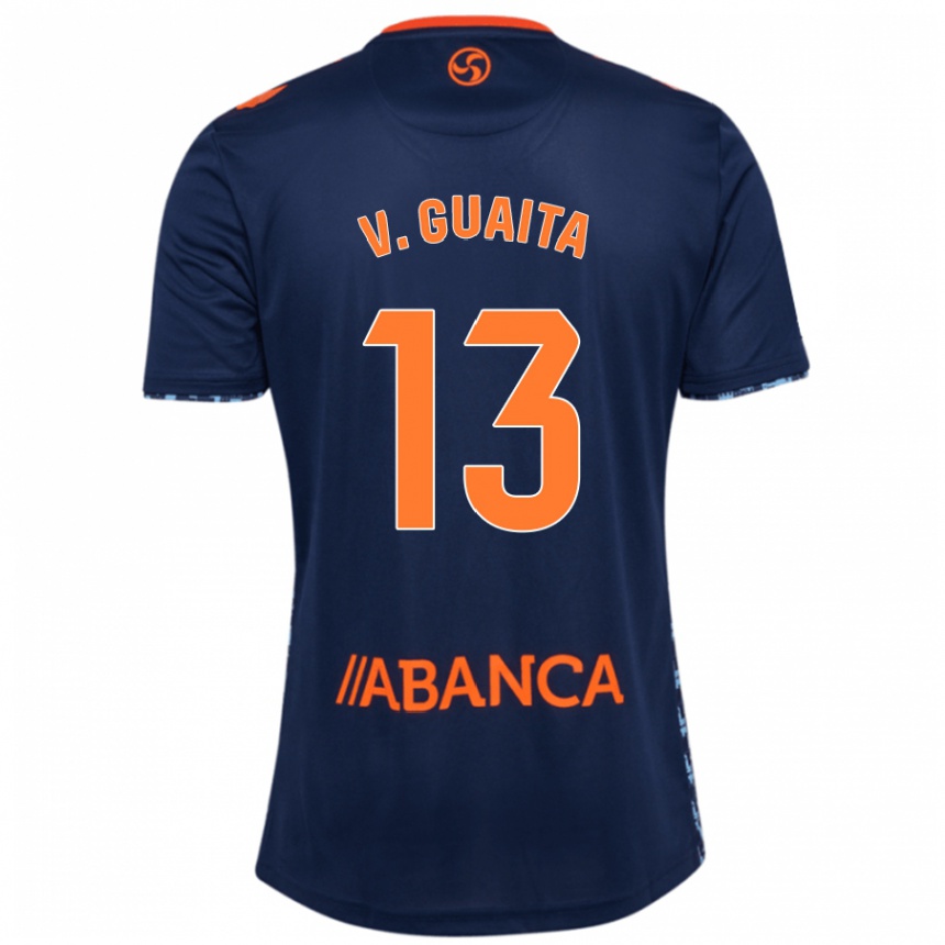 Mujer Fútbol Camiseta Vicente Guaita #13 Azul Marino 2ª Equipación 2024/25 Argentina