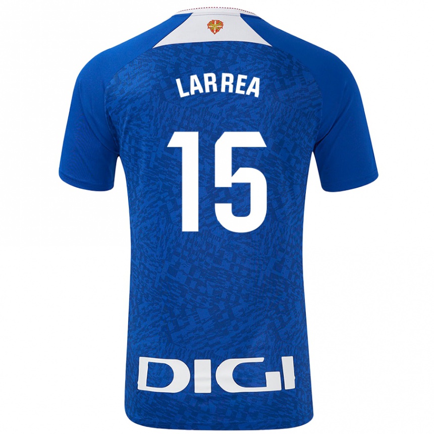 Mujer Fútbol Camiseta Beñat Larrea #15 Azul Real 2ª Equipación 2024/25 Argentina