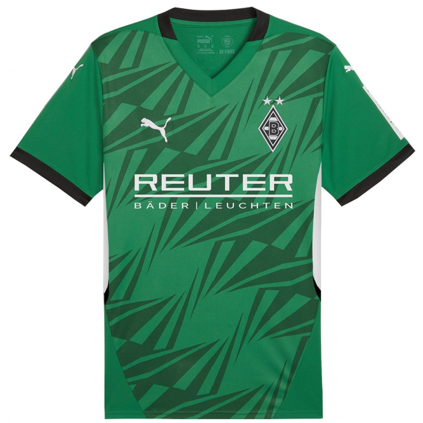 Mujer Fútbol Camiseta Rocco Reitz #27 Verde Blanco 2ª Equipación 2024/25 Argentina