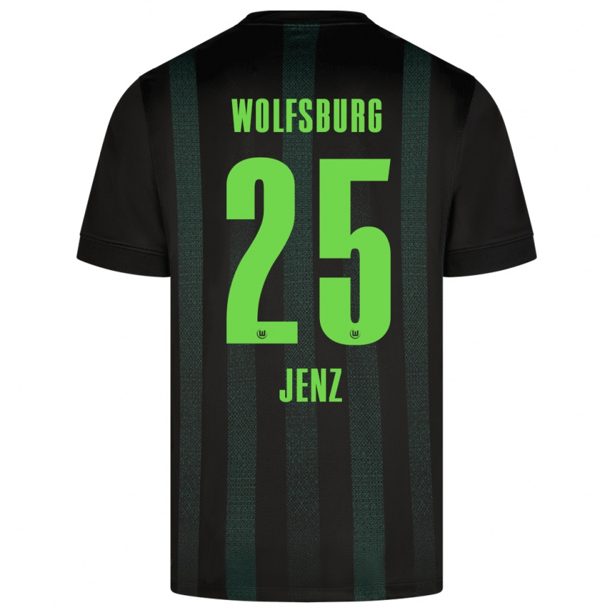 Mujer Fútbol Camiseta Moritz Jenz #25 Verde Oscuro 2ª Equipación 2024/25 Argentina