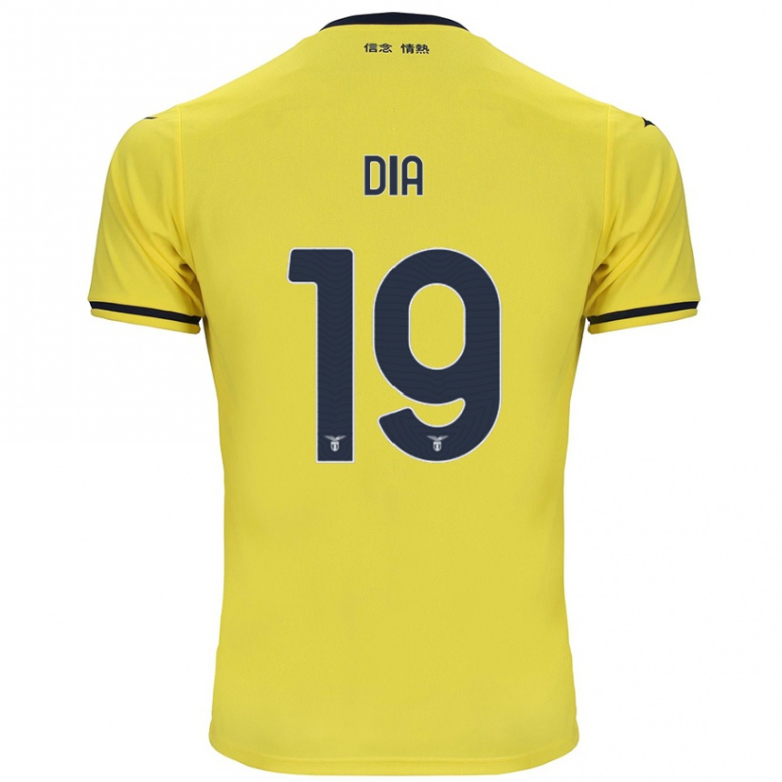 Mujer Fútbol Camiseta Boulaye Dia #19 Amarillo 2ª Equipación 2024/25 Argentina