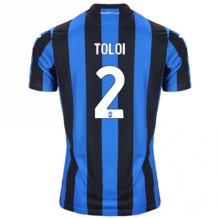 Niño Fútbol Camiseta Rafael Tolói #2 Azul Negro 1ª Equipación 2024/25 Argentina