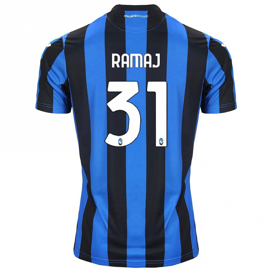 Niño Fútbol Camiseta Gabriel Ramaj #31 Azul Negro 1ª Equipación 2024/25 Argentina