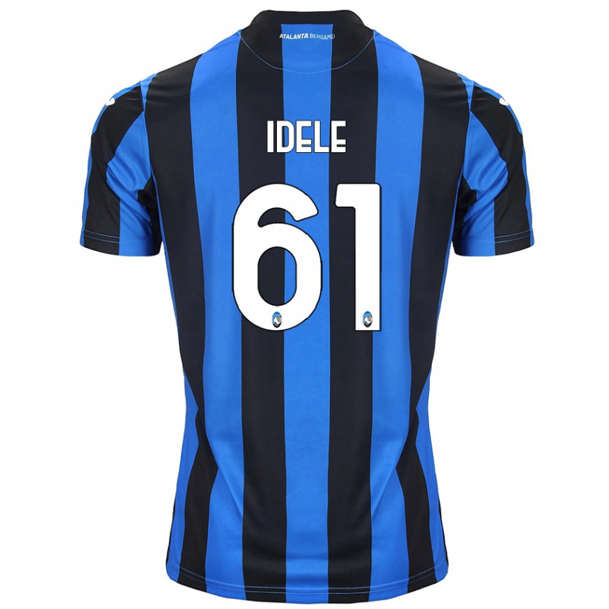 Niño Fútbol Camiseta Javison Idele #61 Azul Negro 1ª Equipación 2024/25 Argentina