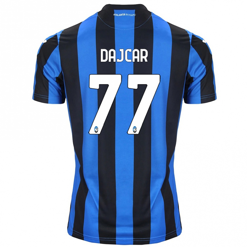 Niño Fútbol Camiseta Matevz Dajcar #77 Azul Negro 1ª Equipación 2024/25 Argentina