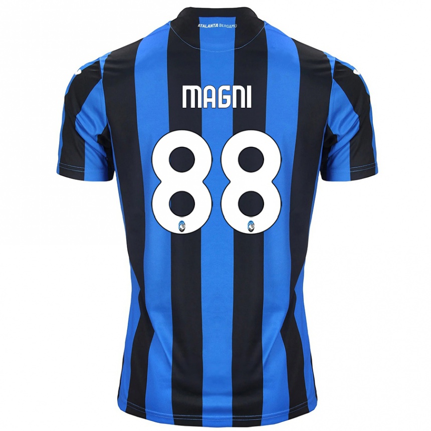 Niño Fútbol Camiseta Gloria Magni #88 Azul Negro 1ª Equipación 2024/25 Argentina