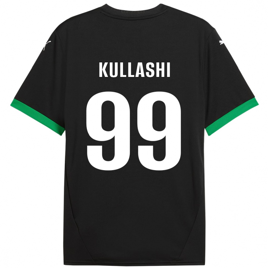 Niño Fútbol Camiseta Loreta Kullashi #99 Negro Verde Oscuro 1ª Equipación 2024/25 Argentina