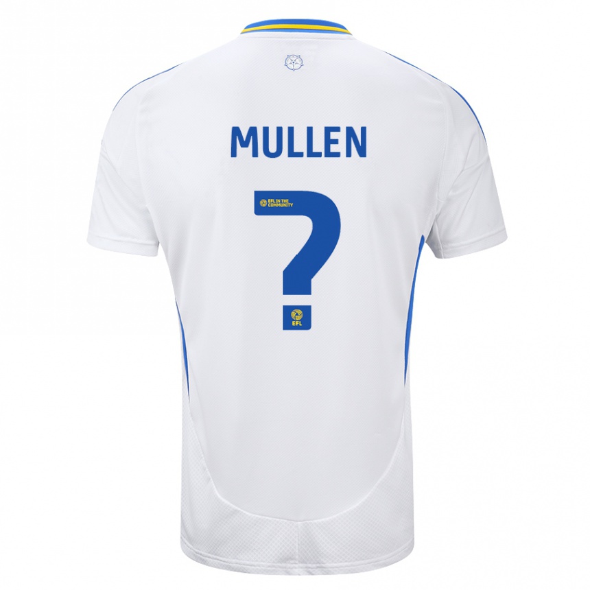 Niño Fútbol Camiseta Jeremiah Chilokoa-Mullen #0 Blanco Azul 1ª Equipación 2024/25 Argentina