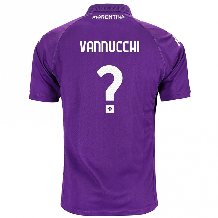 Niño Fútbol Camiseta Tommaso Vannucchi #0 Morado 1ª Equipación 2024/25 Argentina