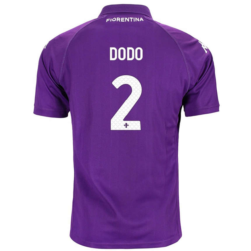 Niño Fútbol Camiseta Dodô #2 Morado 1ª Equipación 2024/25 Argentina