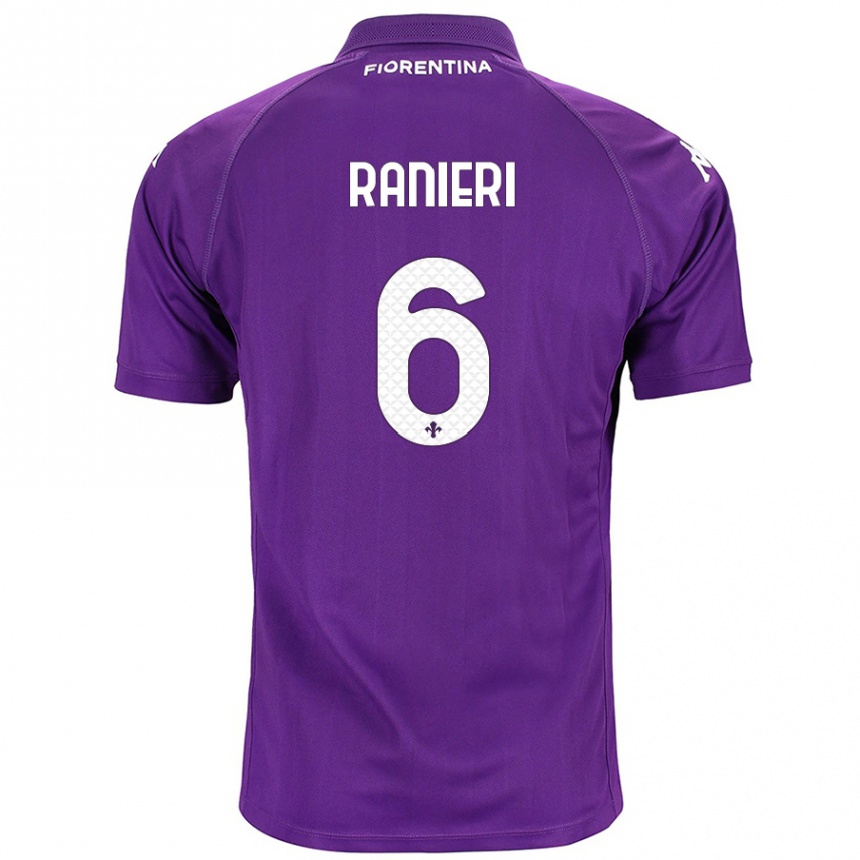 Niño Fútbol Camiseta Luca Ranieri #6 Morado 1ª Equipación 2024/25 Argentina