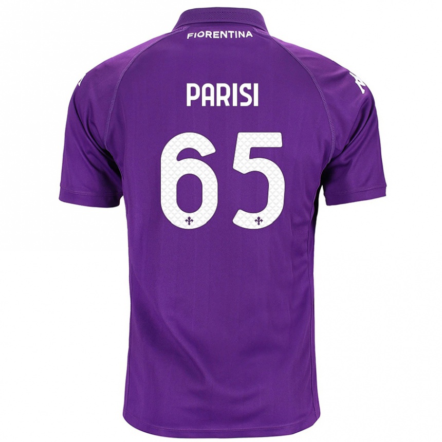 Niño Fútbol Camiseta Fabiano Parisi #65 Morado 1ª Equipación 2024/25 Argentina